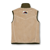 099 | Dual Fabric Teddy Gilet